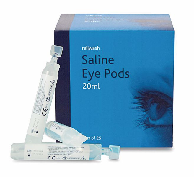 Saline Eye Wash Pods