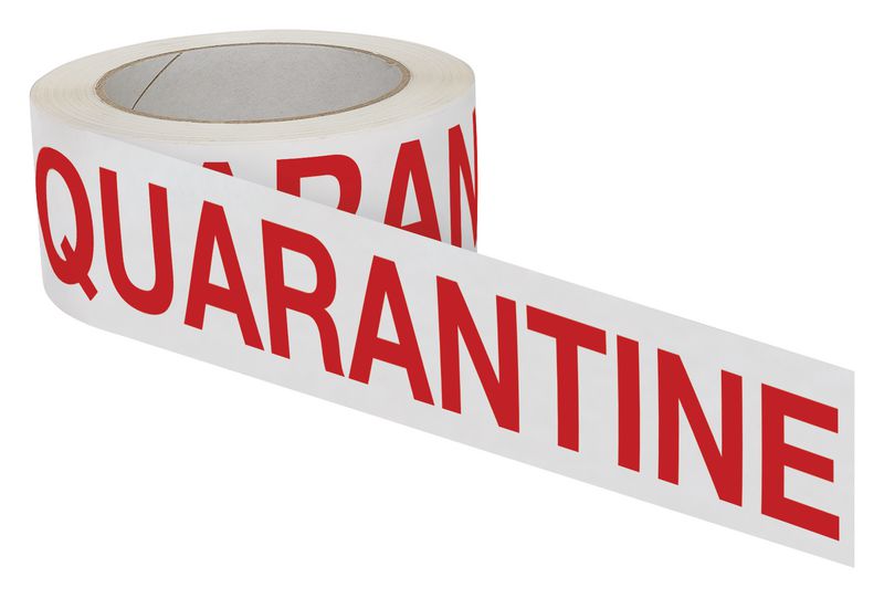 Quarantine - Quality Control Printed Tapes