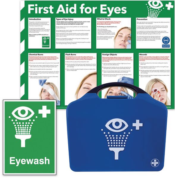 Eye Wash, Sign and Poster Bundles