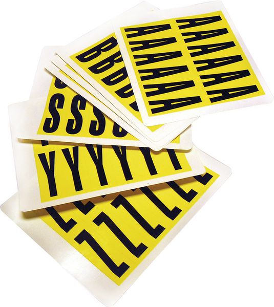 Self-Adhesive Numbers & Letters - Complete Packs