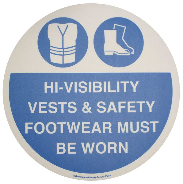 Floor Graphic Markers - High Vis Vests & Safety Footwear
