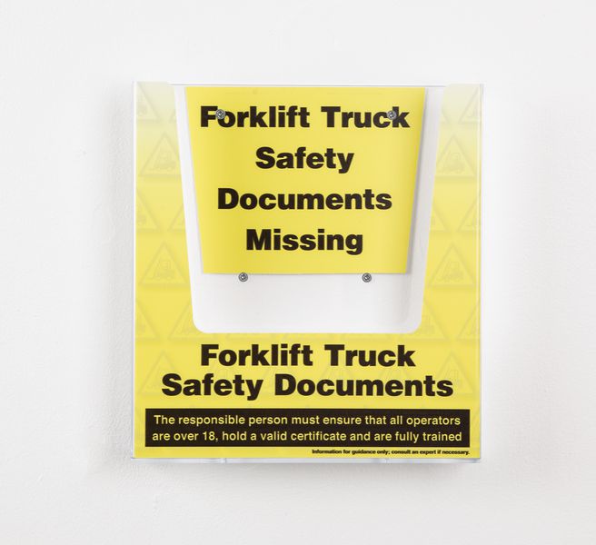 Forklift Truck Inspection Record Holder