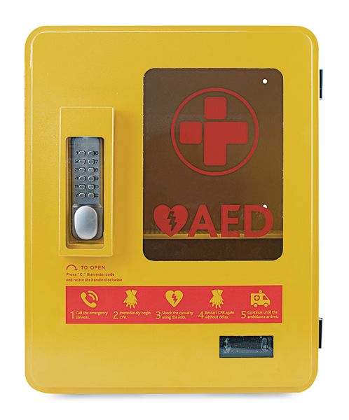 Heated Outdoor AED Storage Cabinet