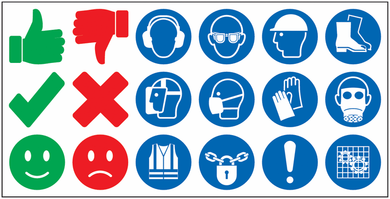 Do & Don't Safety Label Sheets