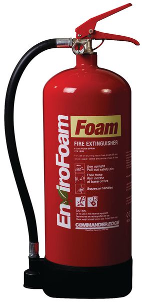 Commander Edge 6LTR Envirofoam Fire Extinguishers