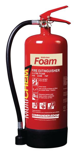 Commander Edge 6L MultiCHEM Foam Fire Extinguisher