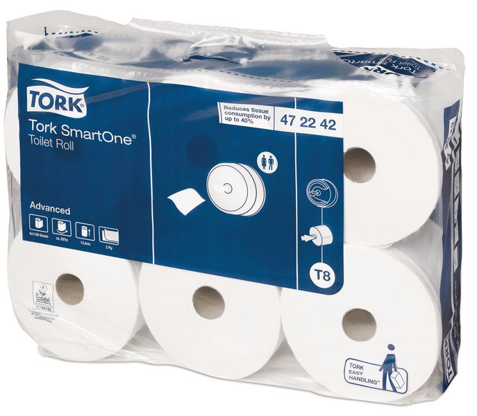 Tork® Smart One Toilet Tissue Rolls