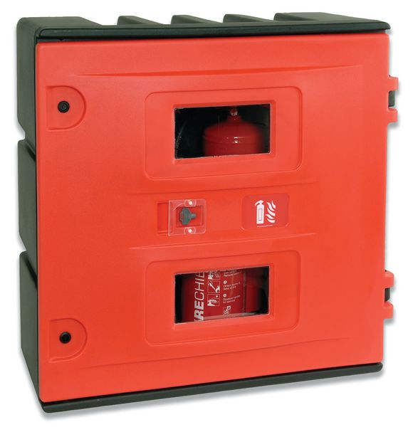Fire Hose Reel and Equipment Cabinet