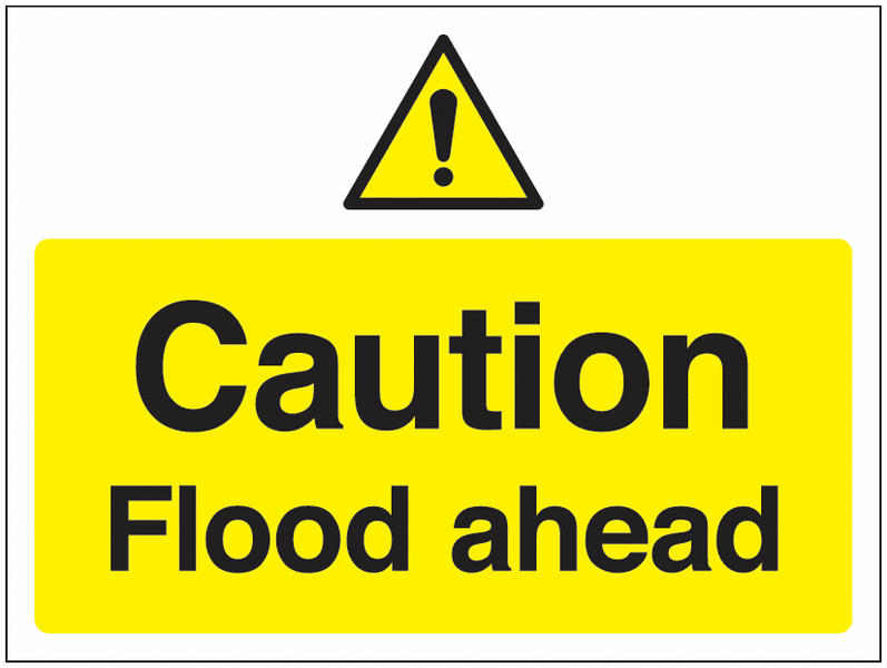 Traffic Signs - Caution Flood Ahead