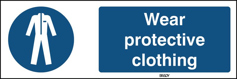 ToughWash - Wear Protective Clothing Sign