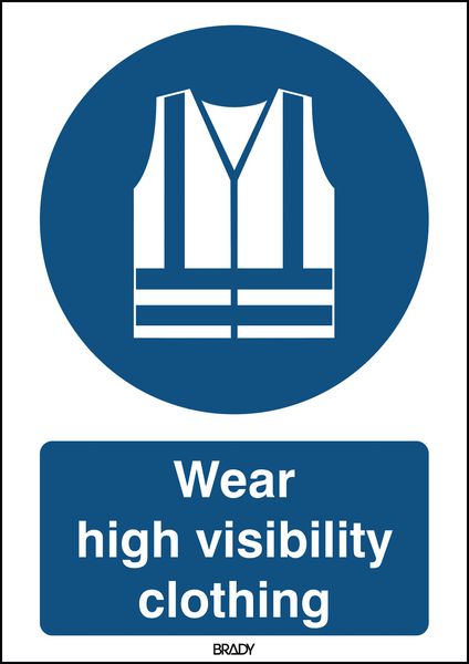ToughWash - Wear High Visibility Clothing Sign