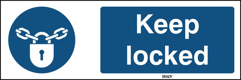 ToughWash - Keep Locked Sign