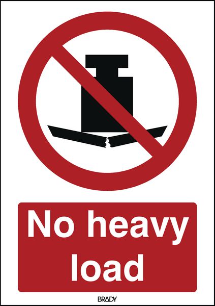 ToughWash - No Heavy Load Sign