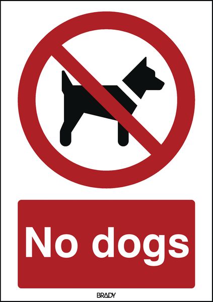 ToughWash - No Dogs Sign