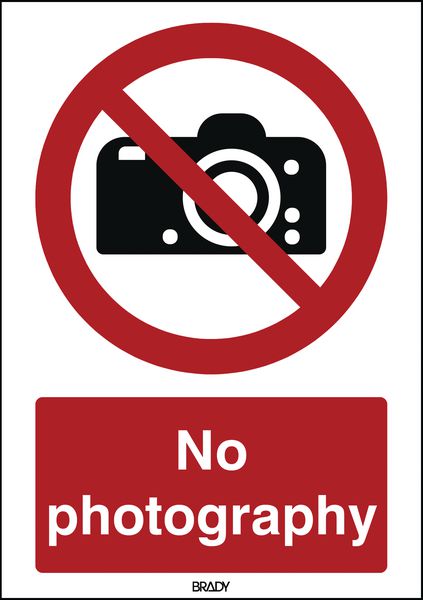 ToughWash - No Photography Sign