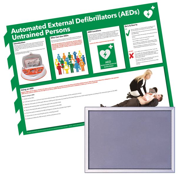 Snap Frame & AED Guidance Poster Bundle