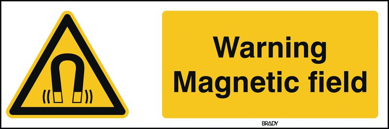 ToughWash - Warning Magnetic Field Sign