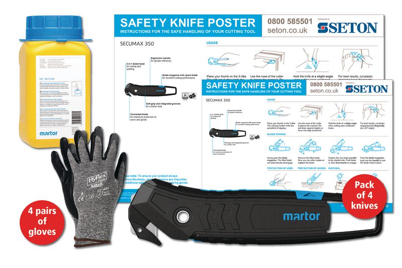 Martor SECUMAX 350 Safety Knife Poster Bundles