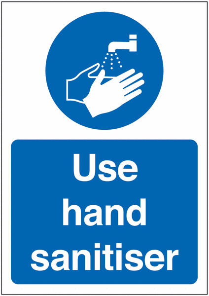 Use Hand Sanitiser Signs
