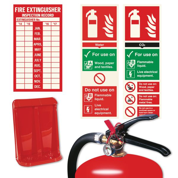 Fire Extinguisher Stand and Sign Bundle Kits