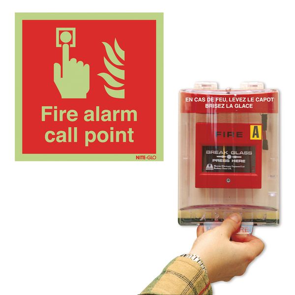 Alarmed Call Point Cover and Sign Kits