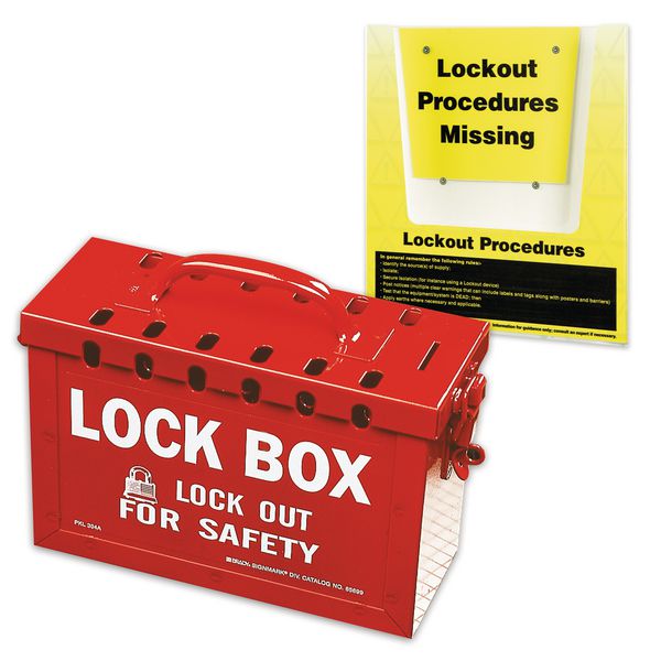 Lockout Box & Procedure Holder Kit