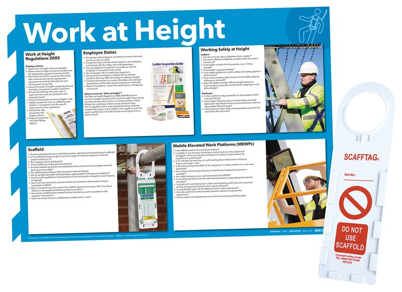 Scafftag & Work at Height Poster Kit