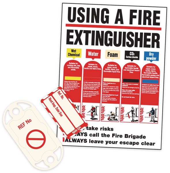 Fire Equipment Nanotag & Extinguisher Sign Kit