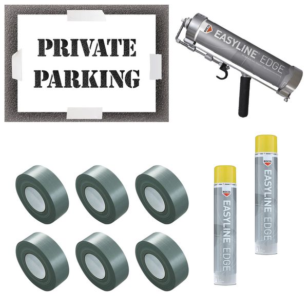 Private Parking Stencil Kit