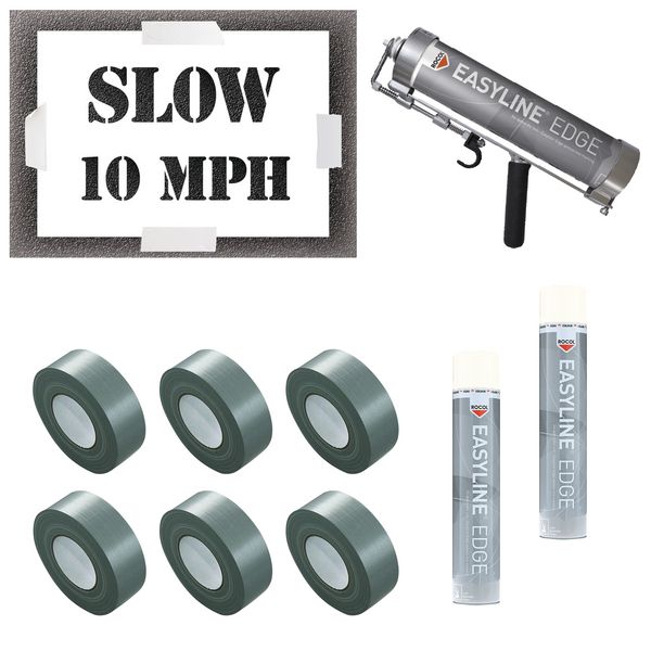 Slow 10mph Stencil Kit