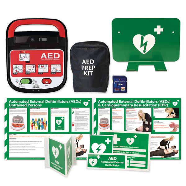 Mediana AED Kits With Signage & Storage