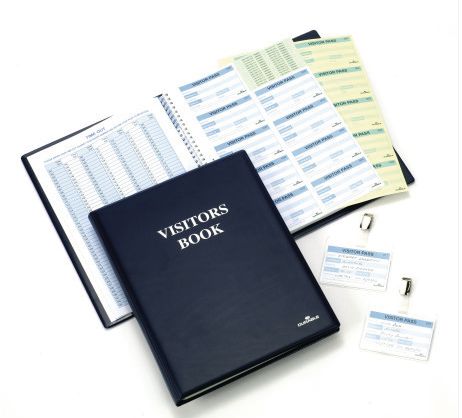 Visitor Registration System - Book And 300 Inserts