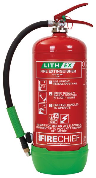 FireChief 6 Litre Lith-Ex Fire Extinguisher