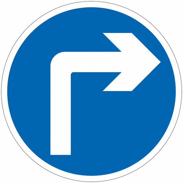 Traffic Signs - Right Turn Only