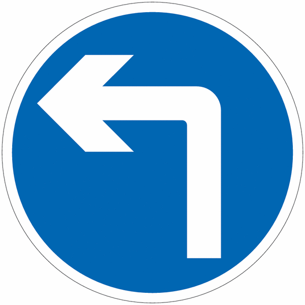Traffic Signs - Left Turn Only