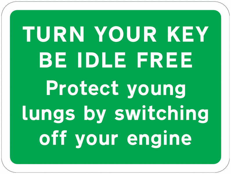 Road Traffic Signs - Idle-Free Zone