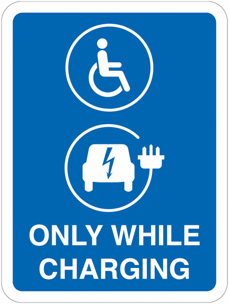 Road Traffic Signs - Disabled and Electric Charging Only