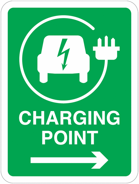 Road Traffic Signs - EV Charging Right