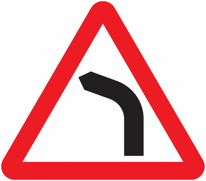 Traffic Signs - Left Hand Bend