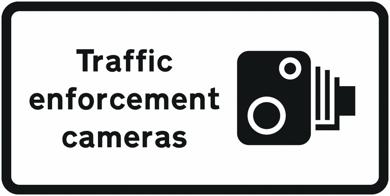 Road Traffic Signs - Traffic Enforcement Cameras