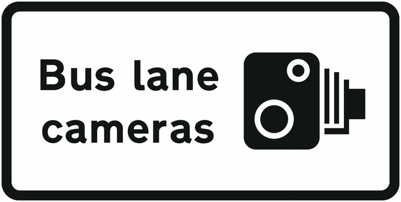 Road Traffic Signs - Bus Lane Cameras