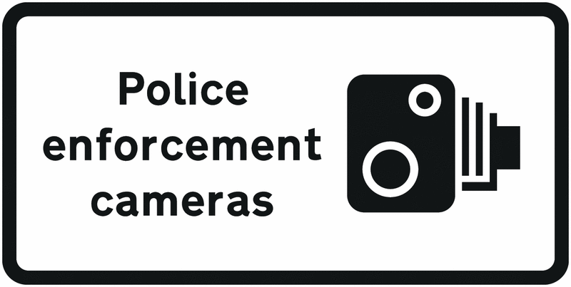 Road Traffic Signs - Police Enforcement Cameras