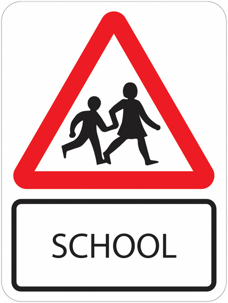 Traffic Signs - School Children Crossing