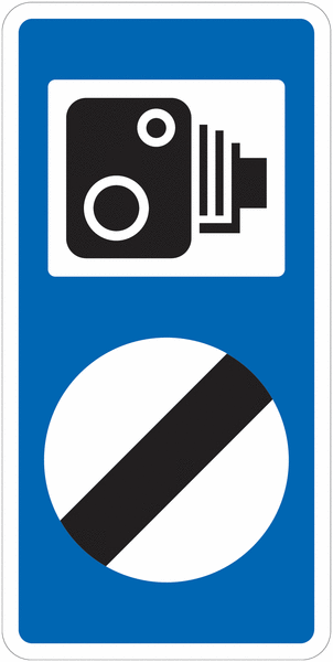 Road Traffic Signs - Speed Cameras, National Speed Limit