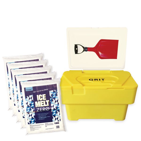 Winter Safety Grit Bin Kit - With Ice Melt