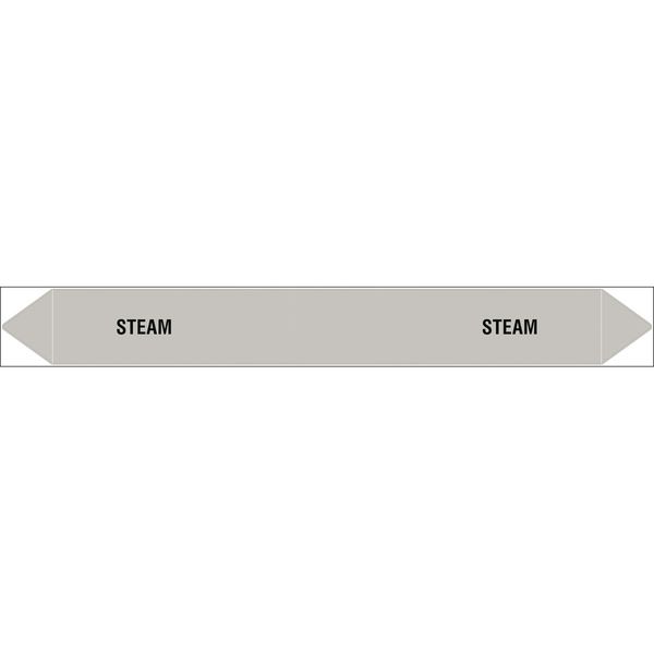 British Standard Single Pipe Marker- Steam