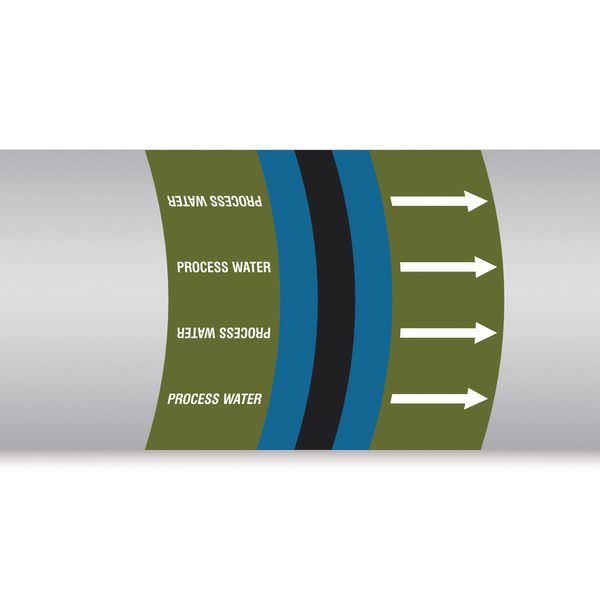 British Standard Pipe Marker- Process Water