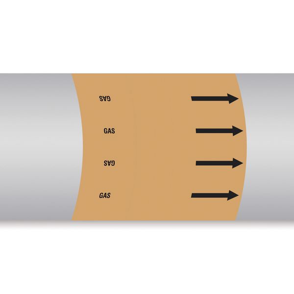 British Standard Pipe Marker- Gas