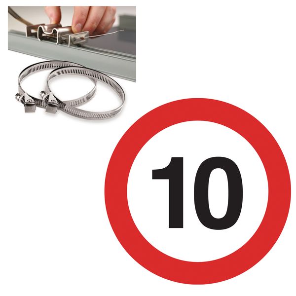 Traffic Sign and Installation Kits - 10 MPH