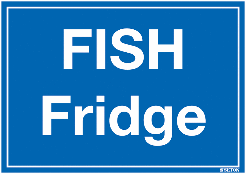 Fish Fridge Sign